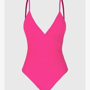 Vibrant Pink One-Piece Swimsuit